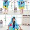 New Children Cute Cartoon Hooded Cloak Beach Towel Animal Printed Microfiber Baby Boys Girls Kids Swimming Bath Towel 120x60cm