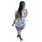 LAITE D2115 Amazon Hot Sales  Ladies Fashion Printed Casual Dresses Women Summer Dresses