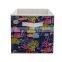collapsible toy cartoon stackable custom nonwoven storage box