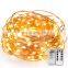100 LED Light String Fairy Garland Battery Operated Copper Wire Lights For Party Wedding