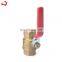 JD-4004 Gas Quick Clean Ball Valve Tri Clamp Dn20 Brass Lever Forged Ball Valve