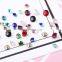Nail Art Rhinestone Wheel DIY Colorful Mixed Various Size Nail Crystal Decoration