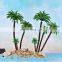 Hot sale ho scale coconut artificial plastic model tree