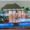 Architectural scale model for hotel layout, Miniature building model