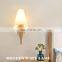 Nordic Wooden LED Wall Lamp Indoor Glass Decorative Wall Lamp E27 Lamp Holder