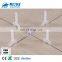 JNZ  factory price free sample 100pcs white threaded posts wall floor Installation 1.5mm tile leveling system spin doctor