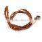 Hot sale handmade key holder fashion neck hanging wholesale braided leather key chain