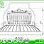 LED COB Bridgelux IP67 ATEX 80W hazardous location led lighting LED Explosion Proof light