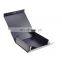 Medium luxury magnetic navy blue cardboard gift box for packaging