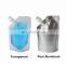 Recyclable Plastic Custom Liquid Fruit Juice Juice Drink Pout Pouch Packaging Spout Pouch Clear Spout Stand Bag