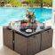 waterproof high quality outdoor rattan sofa chair courtyard leisure wholesale terrace rattan/wicker patio furniture