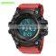 SANDA 359 Hot Selling Design Cheap Price Men Sport LED Light Watches Silicon Band Watch