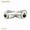 PZA pneumatic four 4 way union equal copper cross air brass connect pipe fittings