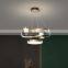 Luxury Minimalist Restaurant Living Room Decoration Pendant Light LED Ring Chandelier Pendant Light For Home and Hotel