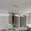 Nordic LED Chandelier Fashion Creative Ceiling Hanging Lamp For Restaurant Dining Table Office Simple LED Strip Pendant Light