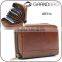high quality handmade genuine leather accordion style card case card holder wallet full zip around