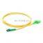 LC APC to SC APC Duplex 2.0mm PVC (OFNR) 9125 Single Mode Fiber Patch cord Cable