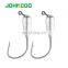 JOHNCOO 3g 4.5g 7g 9g Water Drop Shape Saltwater Freshwater Ice Fishing Jig Head Hook