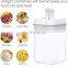 7 PC Set Kitchen Organization Canister Cereal Snack Transparent Pantry organization set Airtight Storage Container