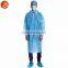 Wholesale Doctor Disposable Non Woven Blue White Lab Coat Uniform Coats with button