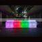 Светящийся LED угловой современный барный столик для ночных клубов, баров, ресторанов. Пластиковый портативный барный столик