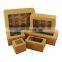 New arrival wholesale price biodegradable custom cardboard boxes food packaging Muffin cupcake packaging paper box cake boxes