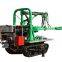 Self propelled hydraulic vibrating jujube harvester