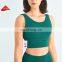 High Quality Deep V Beauty Back Sexy Sports Bra High Neck Running Yoga Crop Tank Top Women Gym Fitness Active Wear Clothing