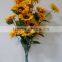 Artificial mix color blossom sun flowers