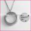 Wholesale Low price best-selling floating locket pendant 22mm stainless steel locket plate