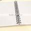 Double wire spiral binding journal, elastic band for closure NSXQ-KB0006