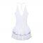 2025 Summer New Fashionable Versatile Colorblock Halter Neck Sleeveless Short Dress