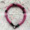 2015 Hot Sale Colorful Trendy Fashion Stingray Leather Bracelet Charming Bracelet