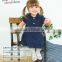 Japanese wholesale cute polka dot half sleeve baby cotton frocks designs wear