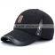 winter hat cap warm Thickened cotton pu leather baseball cap