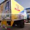 8-10 tons DONGFENG refrigerator van truck for meat and fish transportation