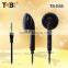 Factory price earphones,newest design earphones with double plug choices, heated earmuff earphone