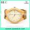 Hot-selling casual Arabic face wood watch, custom made wooden men's women's watch, concise delicate genuine leather strap