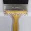 cheap promotional paint brush black bristle paint brush with wooden handle