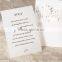 Pure white embossed wedding invitations for wedding with floral laser cut border & white ribbons