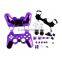 purple chrome housing cover shell for PS3 controller with full buttons