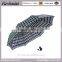Yo rain Popular pongee Custom plaid automatic open plaid rain umbrella