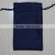 Embossed logo fashion jelwelry pouch custom linen