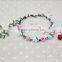 Double color paper wreaths bride The maid of honor wreath seaside holiday photo props Kids party head of hair