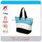 waterproof fashion handle bag ladies stripe nylon one shoulder hand bag