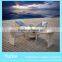 Cheap modern design glass tea table rattan chairs furniture