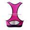 OEM Service Custom Sublimation Seamless Yogawear Hollow-out Back Fitness Running Ladies Sports Bra