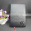 Black genuine leather journal book