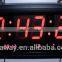 3" blue led digital clock with aluminum frame