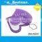 Cheap small heart shape plastic cosmetic pocket mirror